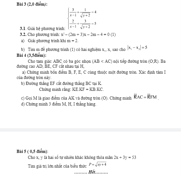 Đề thi thử vào lớp 10 THPT Nguyễn Trãi - Thanh Xuân