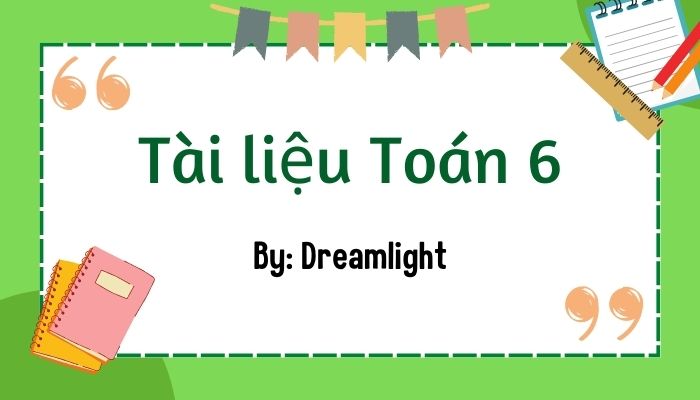 Tài liệu Toán 6 